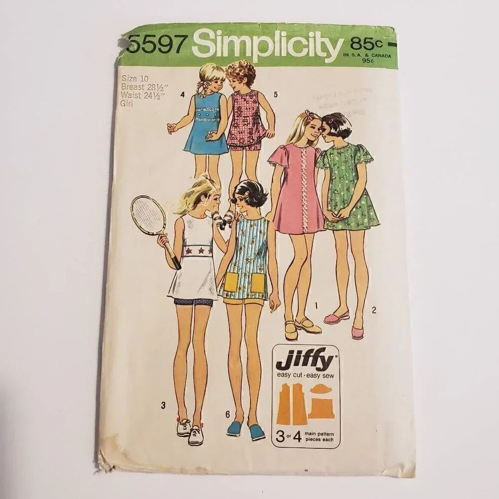 Vintage Simplicity Sewing Pattern  